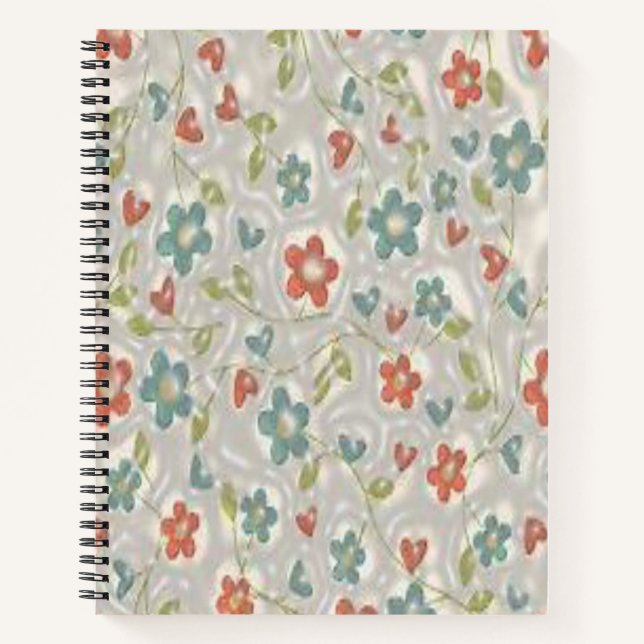 Spiral Notebook Floral (Front)