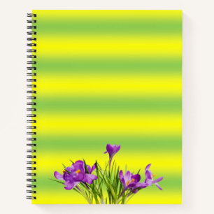 Spiral Notebook Floral
