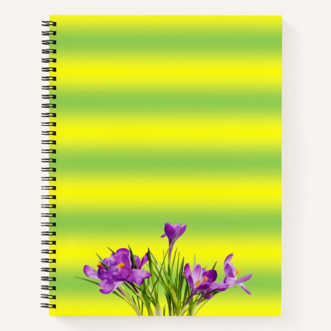 Spiral Notebook Floral (Front)