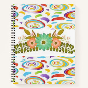 Spiral Notebook Floral