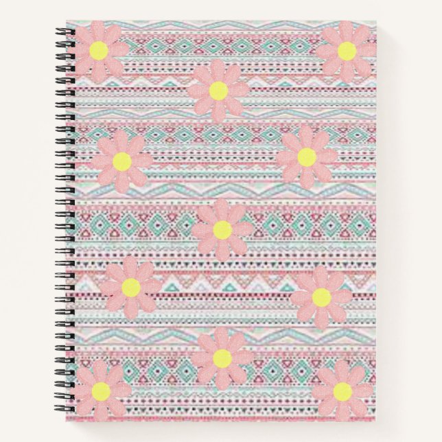Spiral Notebook Floral (Front)