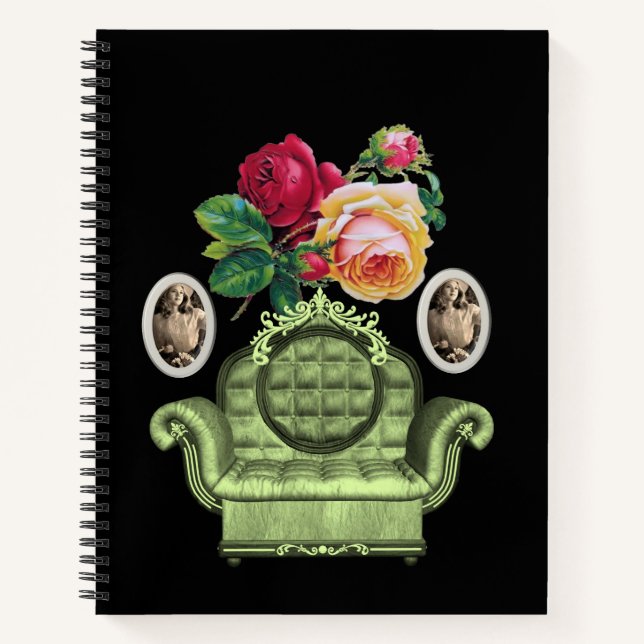 Spiral Notebook Floral (Front)
