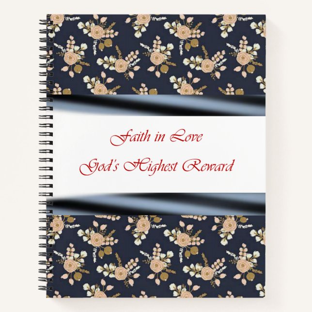 Spiral Notebook Floral (Front)