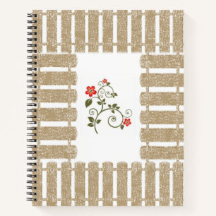 Spiral Notebook Floral