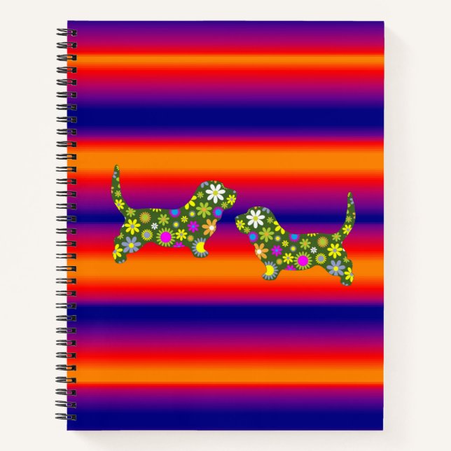 Spiral Notebook Floral (Front)