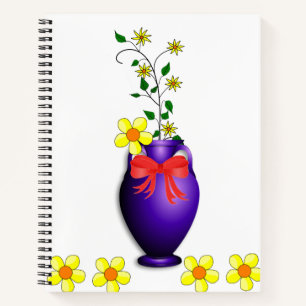 Spiral Notebook Floral