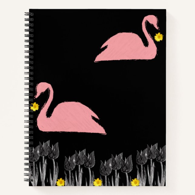 Spiral Notebook Floral (Front)