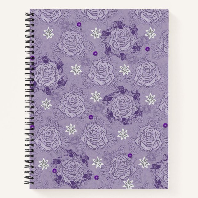 Spiral Notebook Floral (Front)