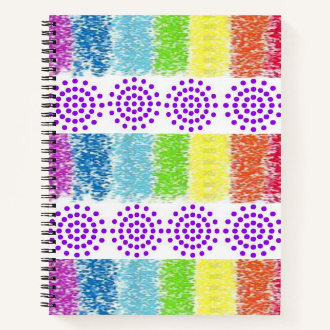Spiral Notebook Floral (Front)