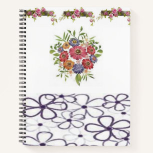 Spiral Notebook Floral