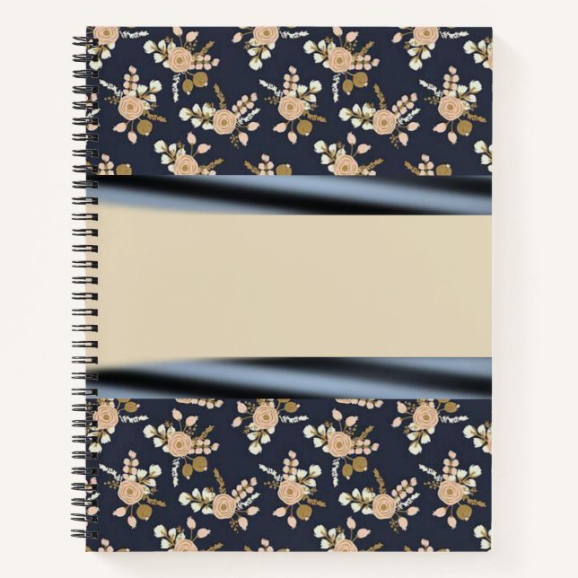 Spiral Notebook Floral (Front)