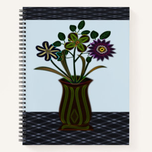 Spiral Notebook Floral