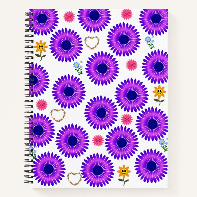 Spiral Notebook Floral (Front)