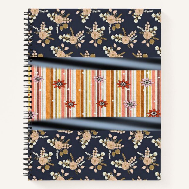 Spiral Notebook Floral (Front)