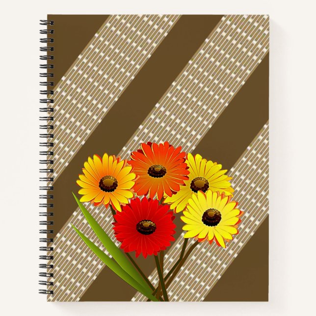 Spiral Notebook Floral (Front)