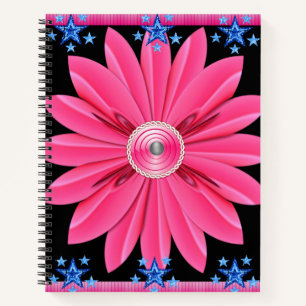 Spiral Notebook Floral