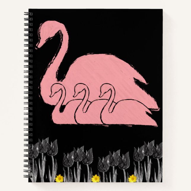 Spiral Notebook Floral (Front)