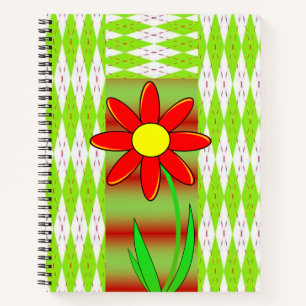 Spiral Notebook Floral