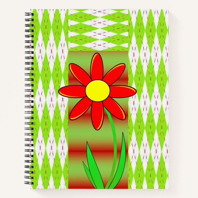 Spiral Notebook Floral (Front)