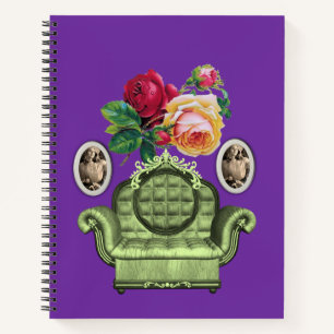 Spiral Notebook Floral