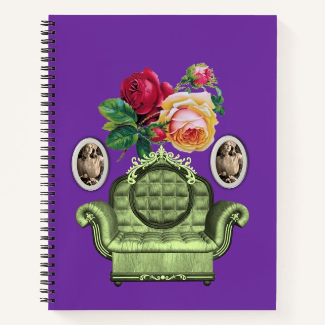 Spiral Notebook Floral (Front)