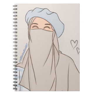 Spiral notebook for girls