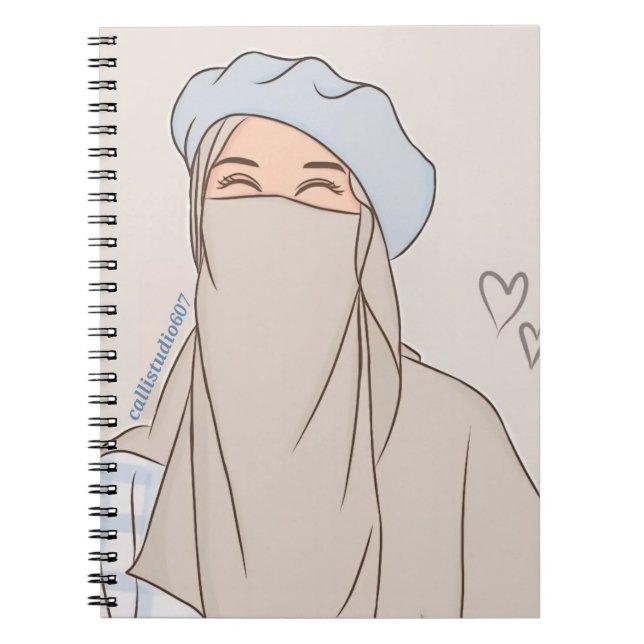 Spiral notebook for girls (Front)