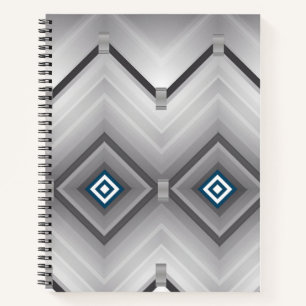 Spiral Notebook Grey