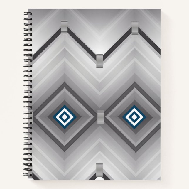 Spiral Notebook Grey (Front)