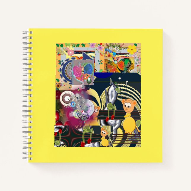 Spiral Notebook Handwritting Practicing Alphabet (Front)