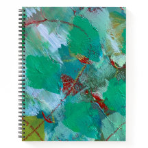 Spiral Notebook in Marble Design