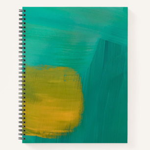 Spiral Notebook in Misty Sun Design