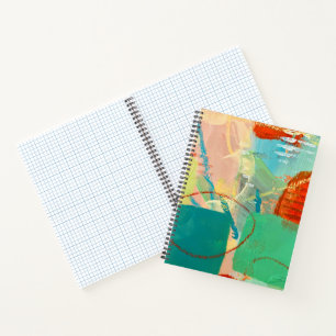 Spiral Notebook in Playground Design