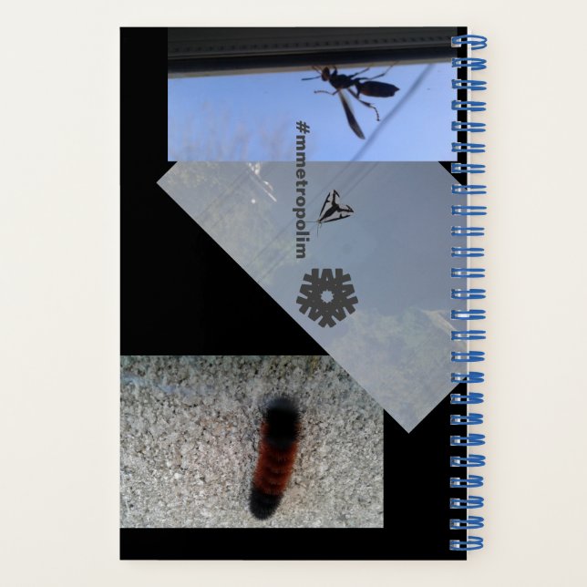 Spiral Notebook/INSECTS/MMETROPOLIM DESIGN Noteboo Notebook (Back)