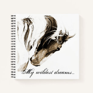 Spiral Notebook Journal Wild Horse Picasso Covers