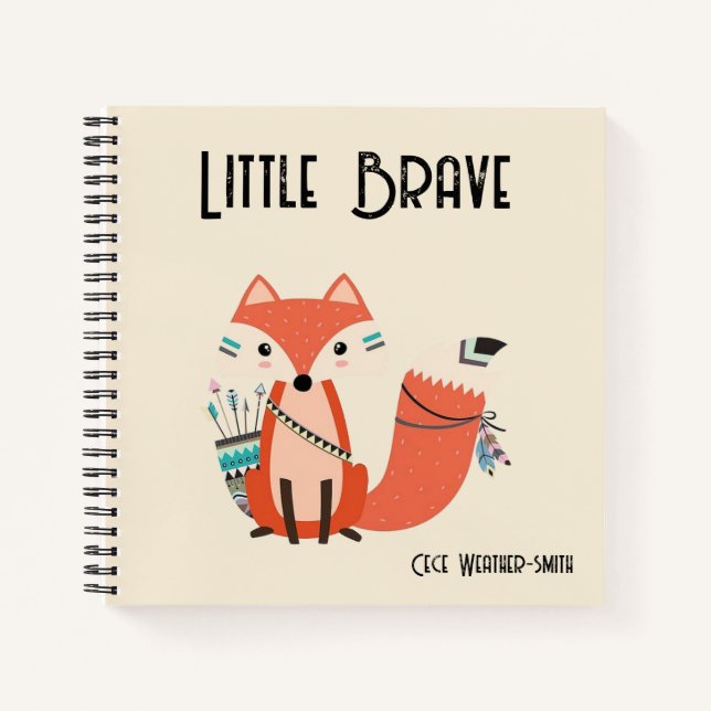 Spiral Notebook - Little Brave (Front)