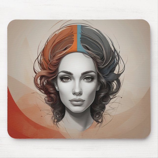 Spiral Notebook Mouse Pad (Front)