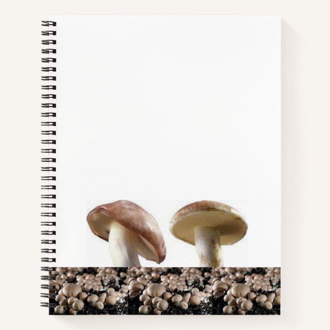 Spiral Notebook Mushroom (Front)