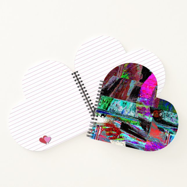 Spiral Notebook – Neon Pulse (Inside)