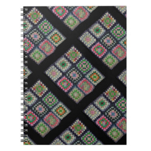 Spiral Notebook - Nine Patch Afghan