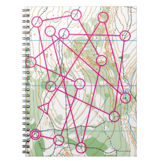 Spiral notebook - Orienteeting course