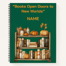 Spiral Notebook-| Personalised Fall Notebook