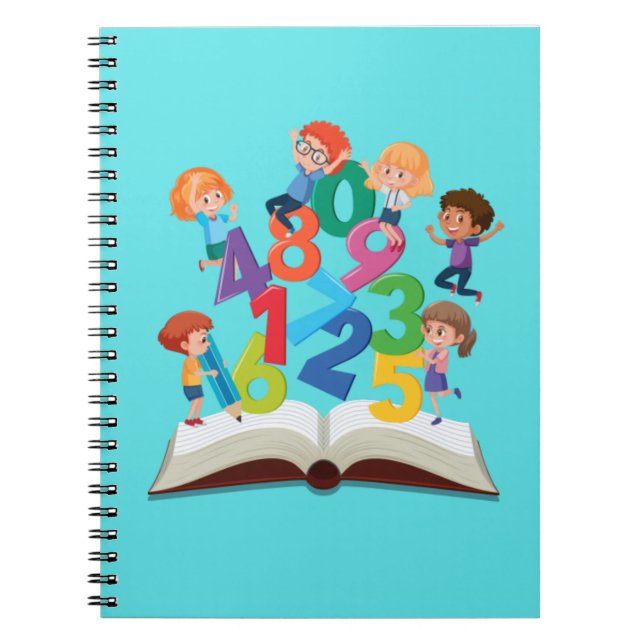 spiral notebook preschool 80 lined pages (Front)