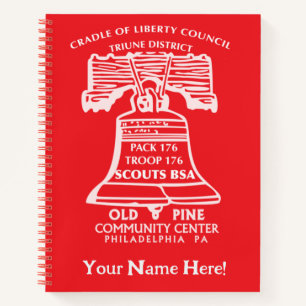 Spiral Notebook - Red (Personalised)