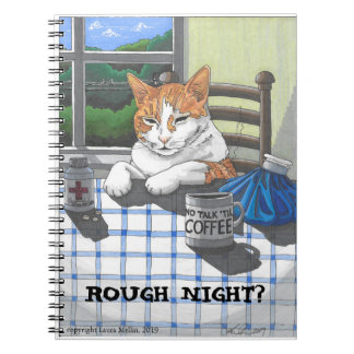 Spiral Notebook: Rough Night (Hobbes) Notebook