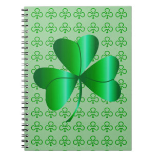 Spiral Notebook Shamrock