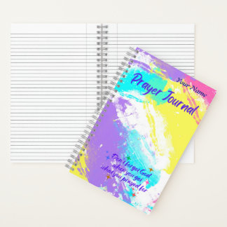 Spiral Notebook size A5, Pastel Abstract