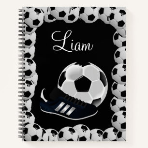 Spiral Notebook Soccer Ball