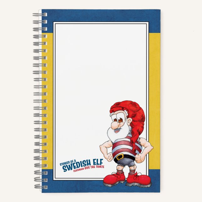 Spiral Notebook - STORIES OF A SWEDISH ELF - Colou (Front)