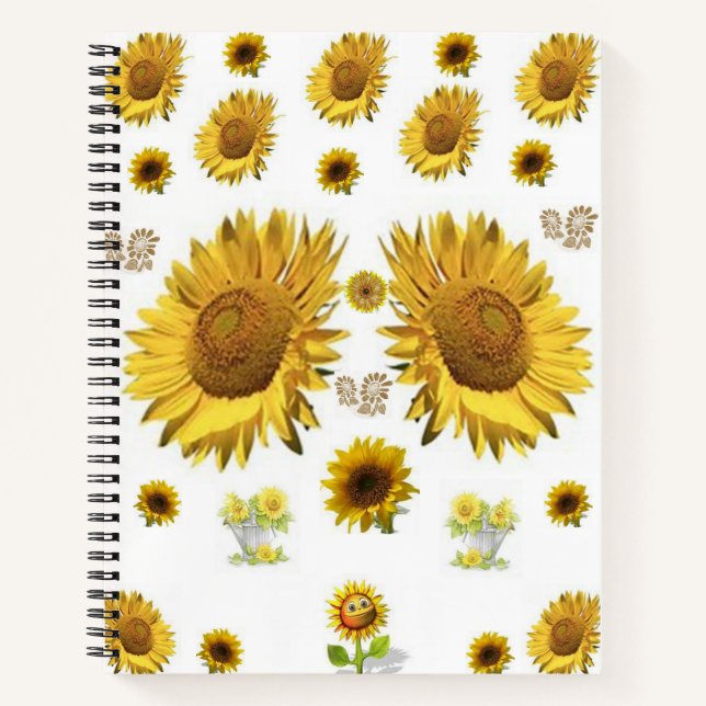 Spiral Notebook Sunflower (Front)